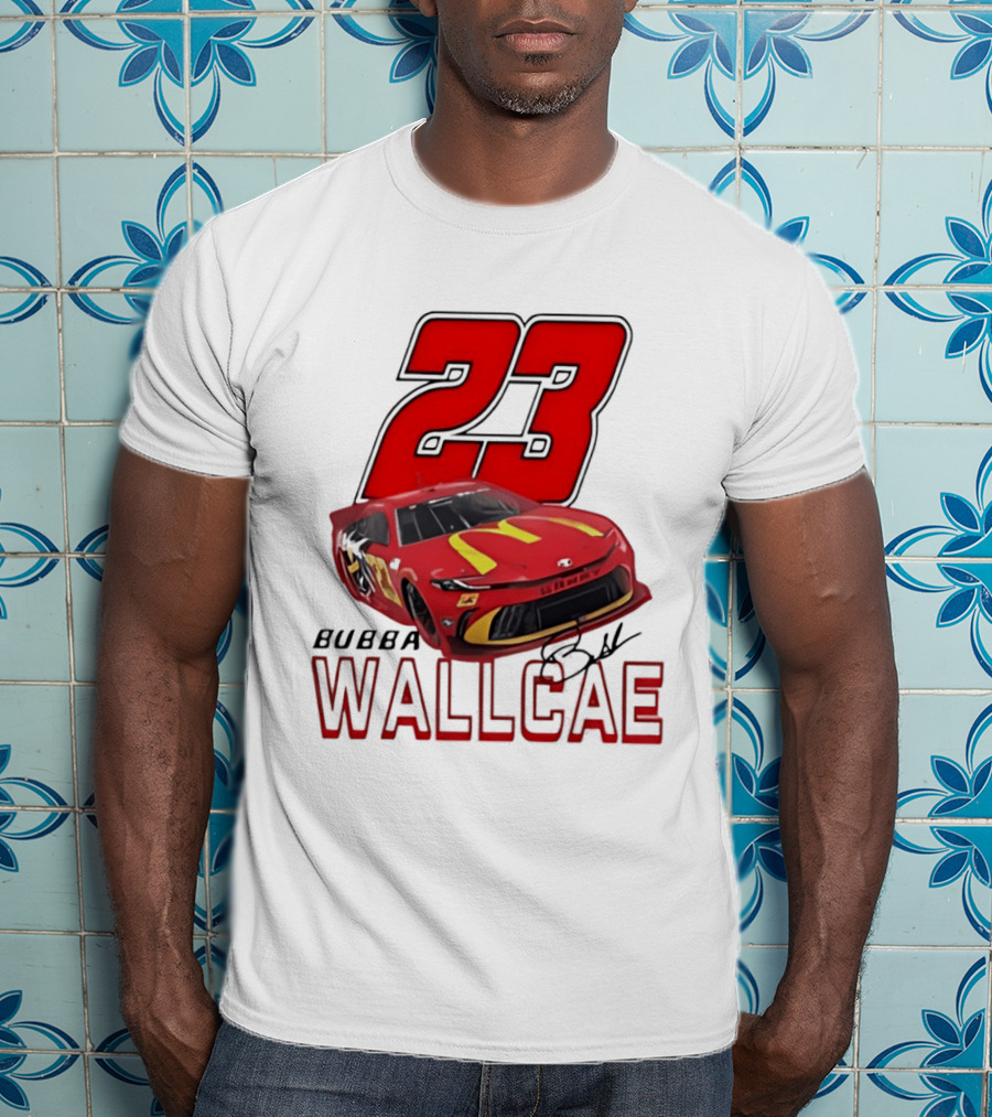 Bubba Wallace 23 Car NASCAR 23XI Racing T-Shirt