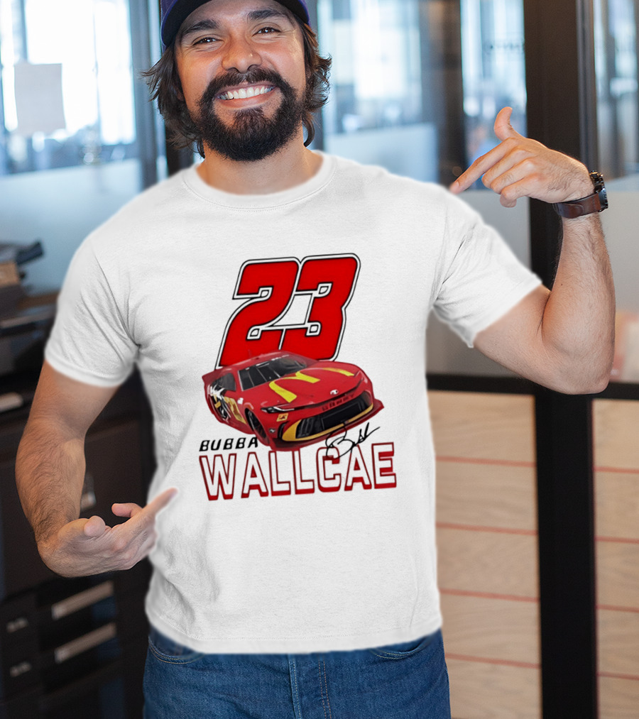 Bubba Wallace 23 Car NASCAR 23XI Racing T-Shirt