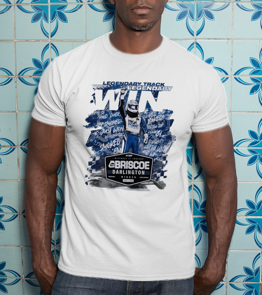 Legendary Track Legendary Win Chase Briscoe Darlington Winner Sept 1 2024 Smoked Em T-Shirt