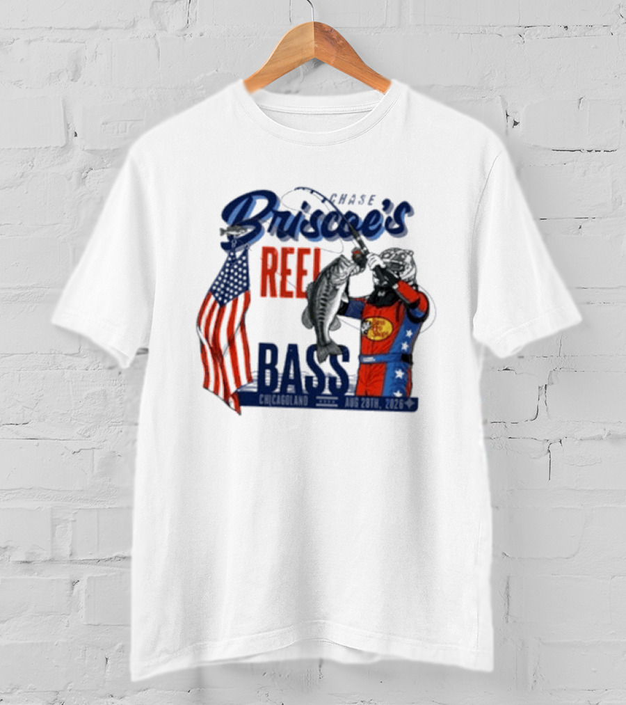 Chase Briscoe's Reel Bass Pro Shops Chicagoland Aug 28th 2026 T-Shirt