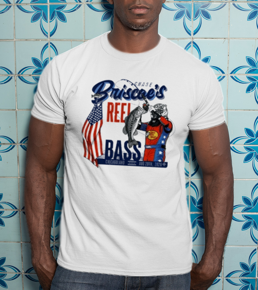 Chase Briscoe's Reel Bass Pro Shops Chicagoland Aug 28th 2026 T-Shirt