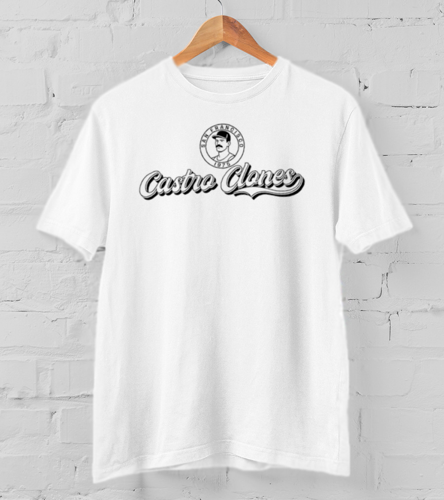 San Francisco 1975 Castro Clones Vintage Baseball Style Iconic Look T-Shirt