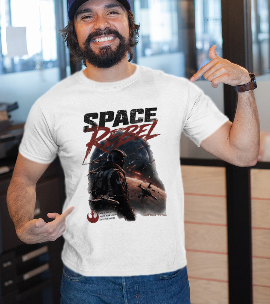 Space Rebel Break The Grid Write Your Legend Defy The Empire T-Shirt