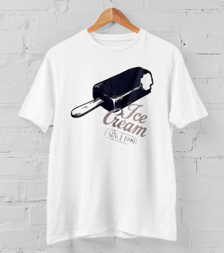 Ice Cream Popsicle Since 1999 Retro Dessert Delight T-Shirt