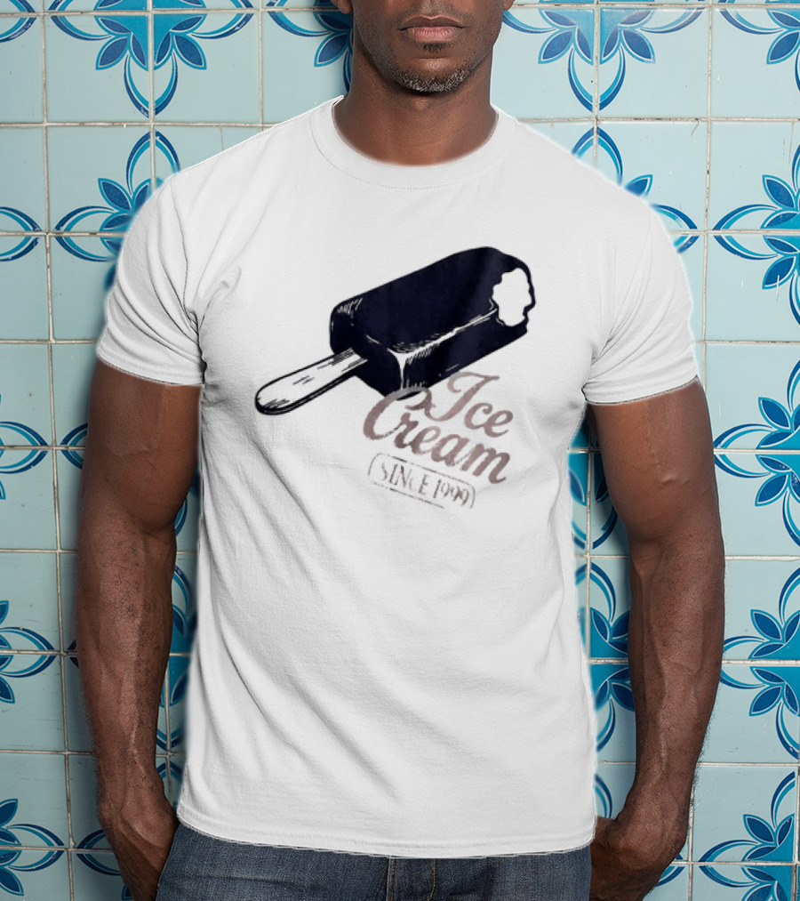 Ice Cream Popsicle Since 1999 Retro Dessert Delight T-Shirt
