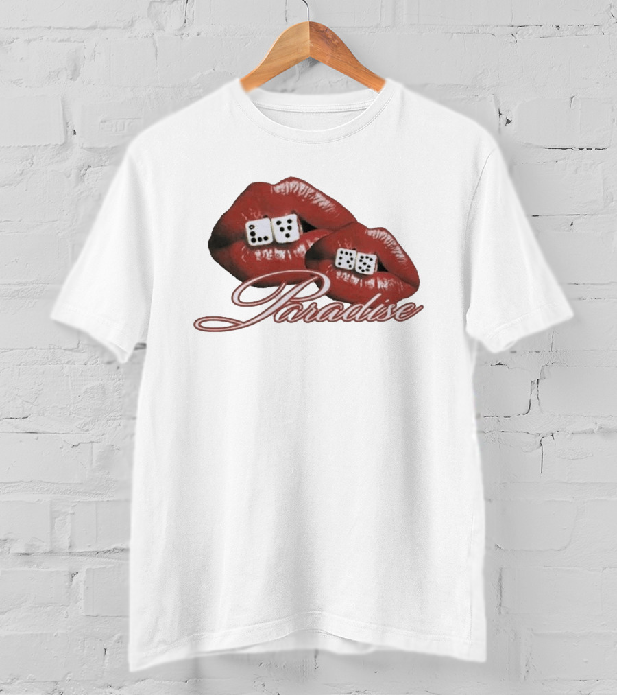Isaiah Falls LVRS Paradise Red Lips Dice T-Shirt