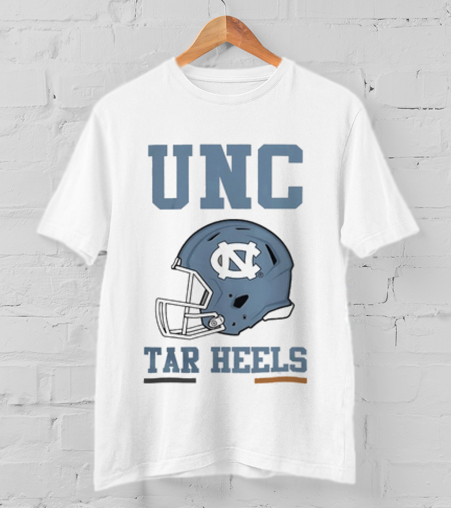 UNC Tar Heels Football Helmets Ireland 2026 Aviva Stadium T-Shirt