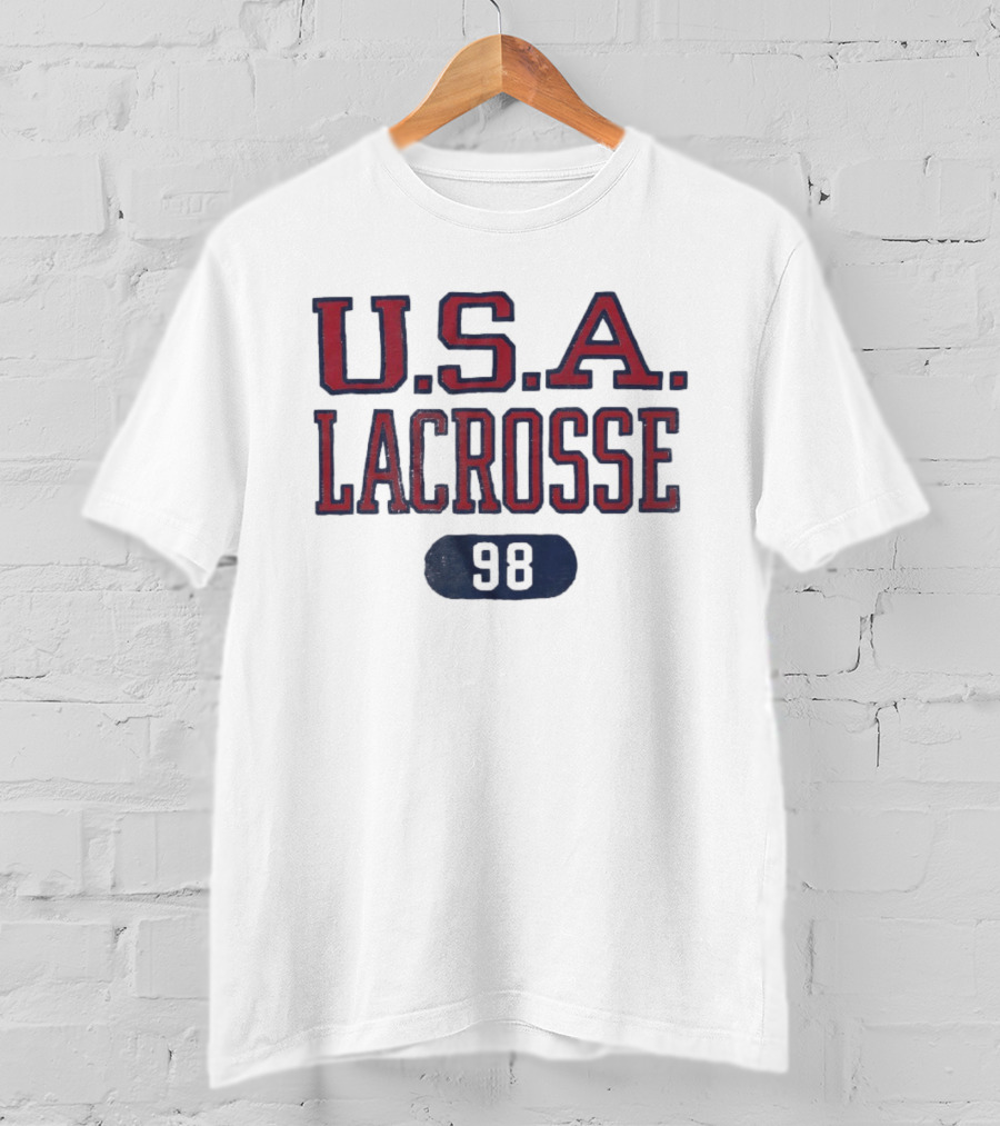 U.S.A. Lacrosse 98 Sports Team Authentic T-Shirt