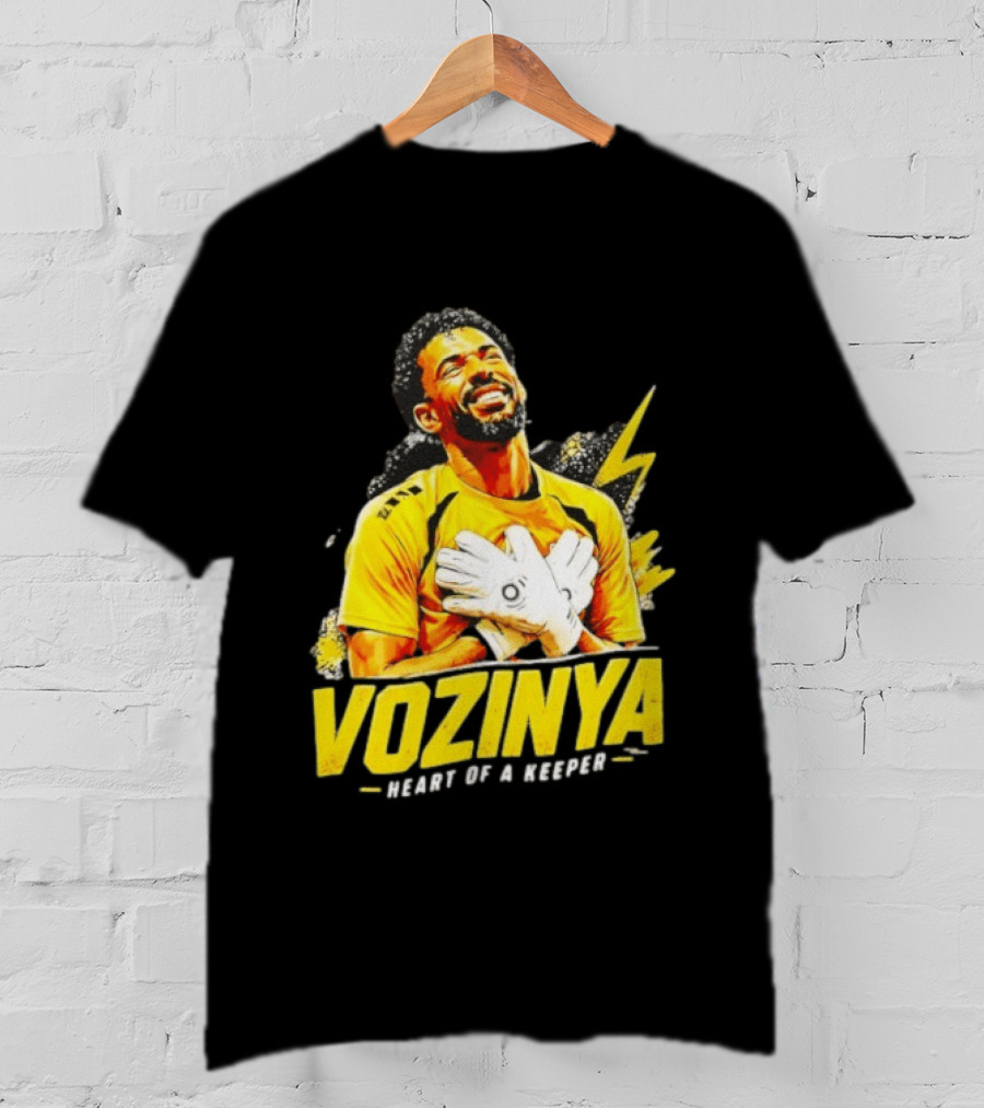 Vozinya Heart Of A Keeper Cape Verde Football Goalkeeper T-Shirt