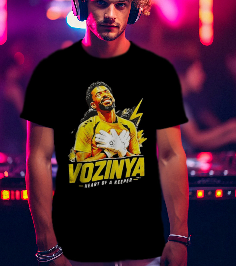 Vozinya Heart Of A Keeper Cape Verde Football Goalkeeper T-Shirt