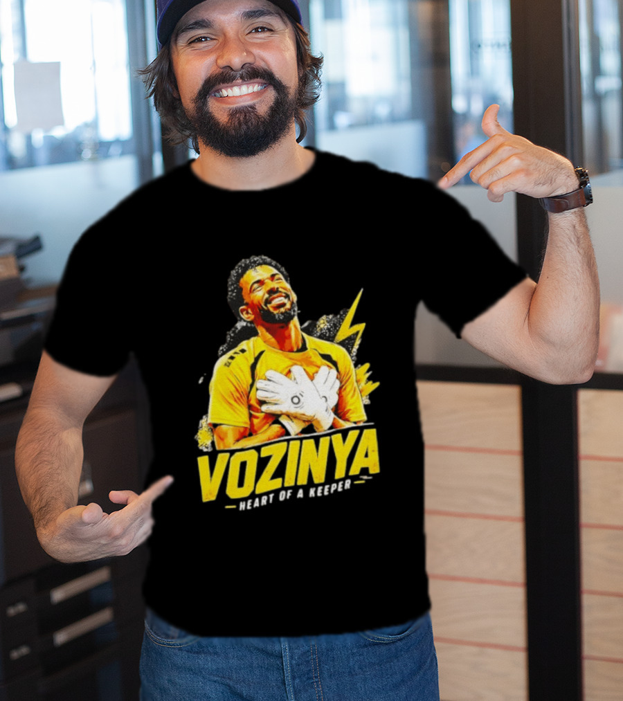 Vozinya Heart Of A Keeper Cape Verde Football Goalkeeper T-Shirt