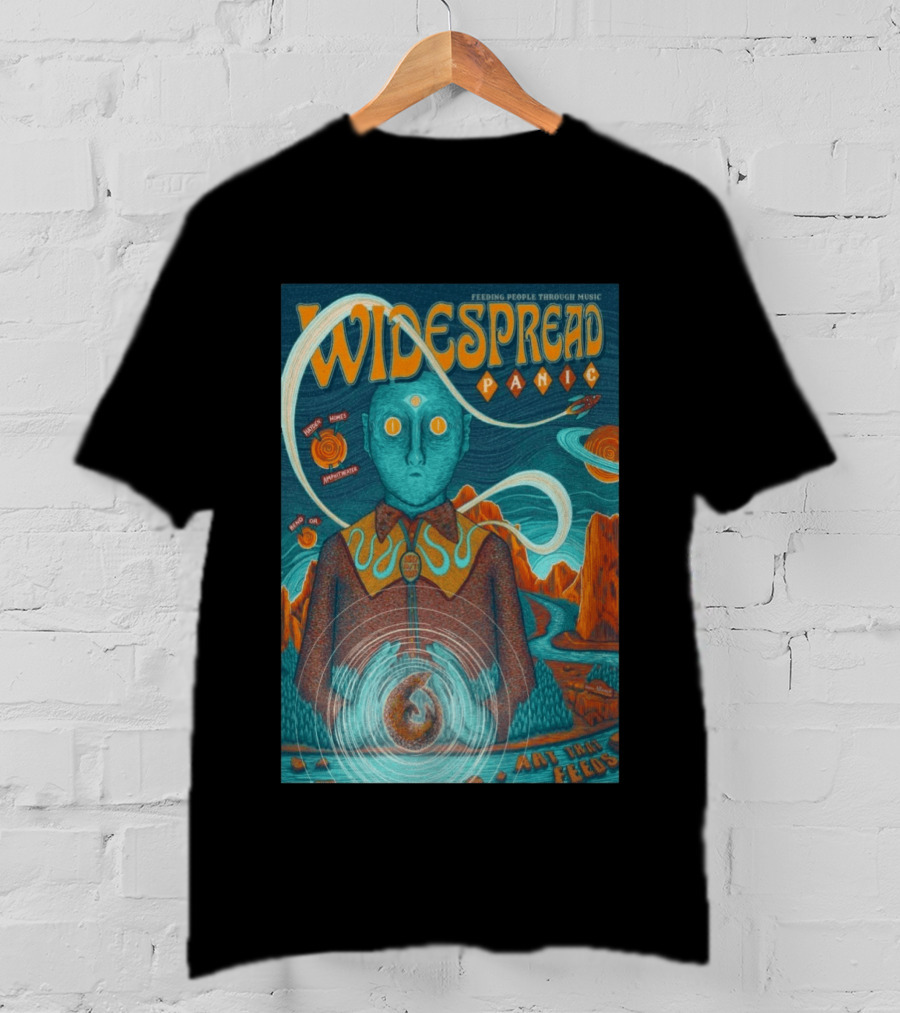 Widespread Panic Hayden Homes Amphitheater Bend OR Jul 10 11 2026 Art That Feeds T-Shirt