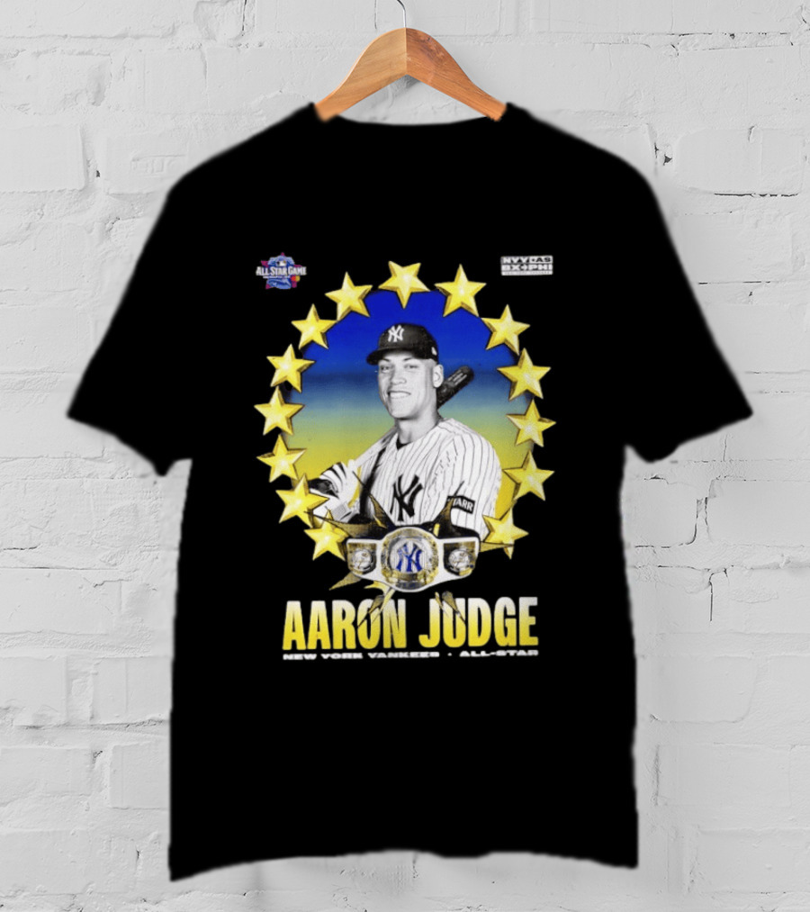 Aaron Judge New York Yankees All Star MVP 2026 Philadelphia Event Stars T-Shirt