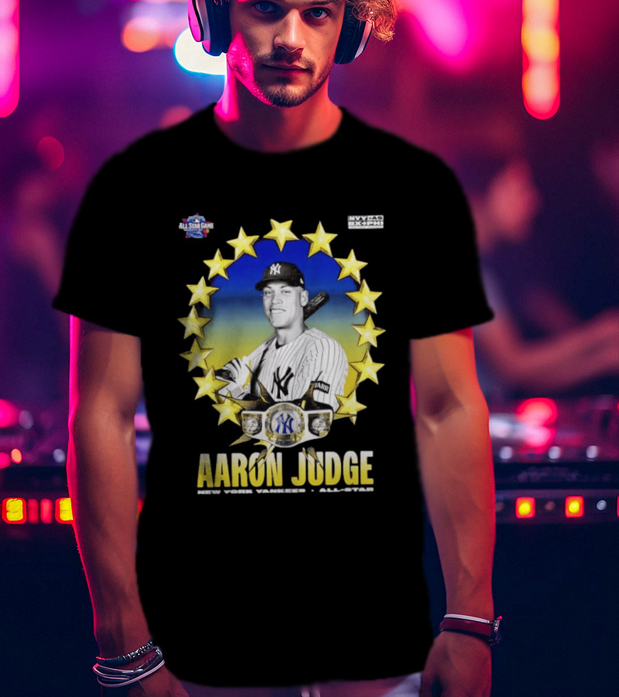 Aaron Judge New York Yankees All Star MVP 2026 Philadelphia Event Stars T-Shirt