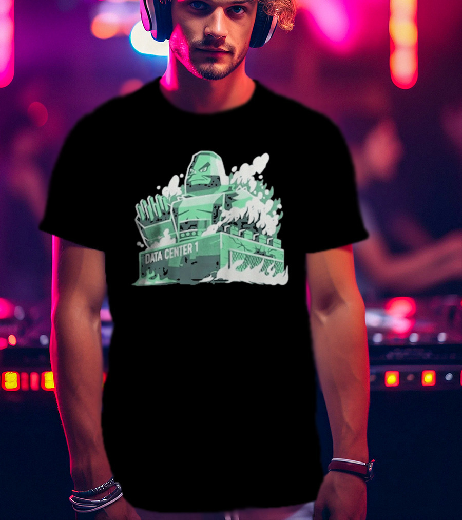 Avalanche AI Data Center 1 Robotic Powerhouse Iconography T-Shirt