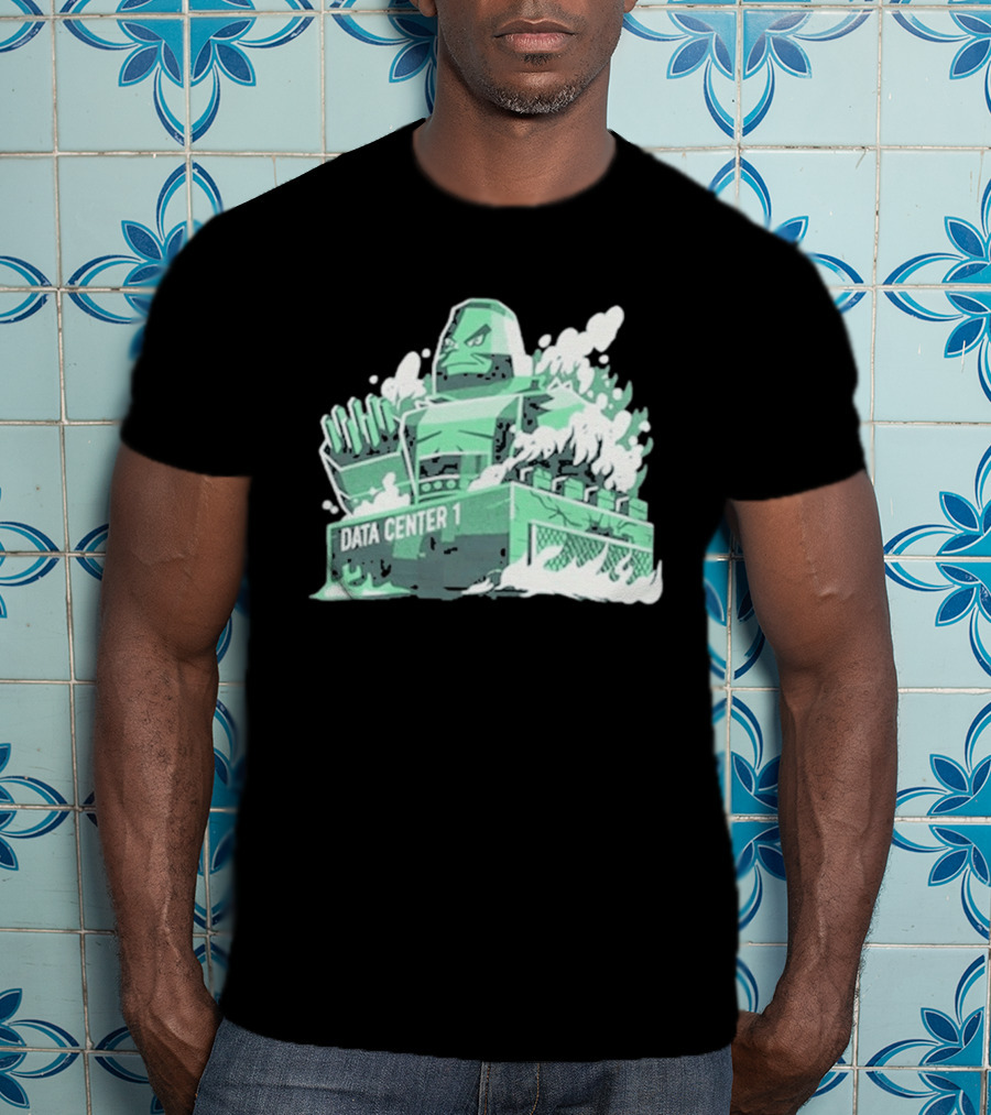 Avalanche AI Data Center 1 Robotic Powerhouse Iconography T-Shirt