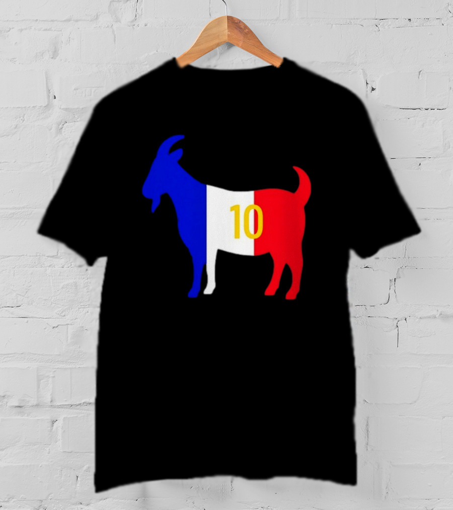 France Goat 10 Kylian Mbappe French Football Soccer Legend T-Shirt