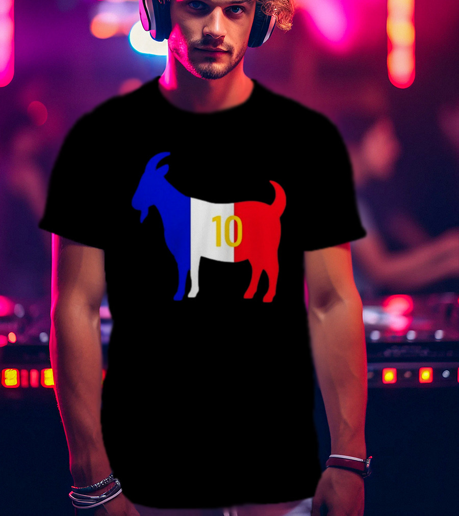 France Goat 10 Kylian Mbappe French Football Soccer Legend T-Shirt