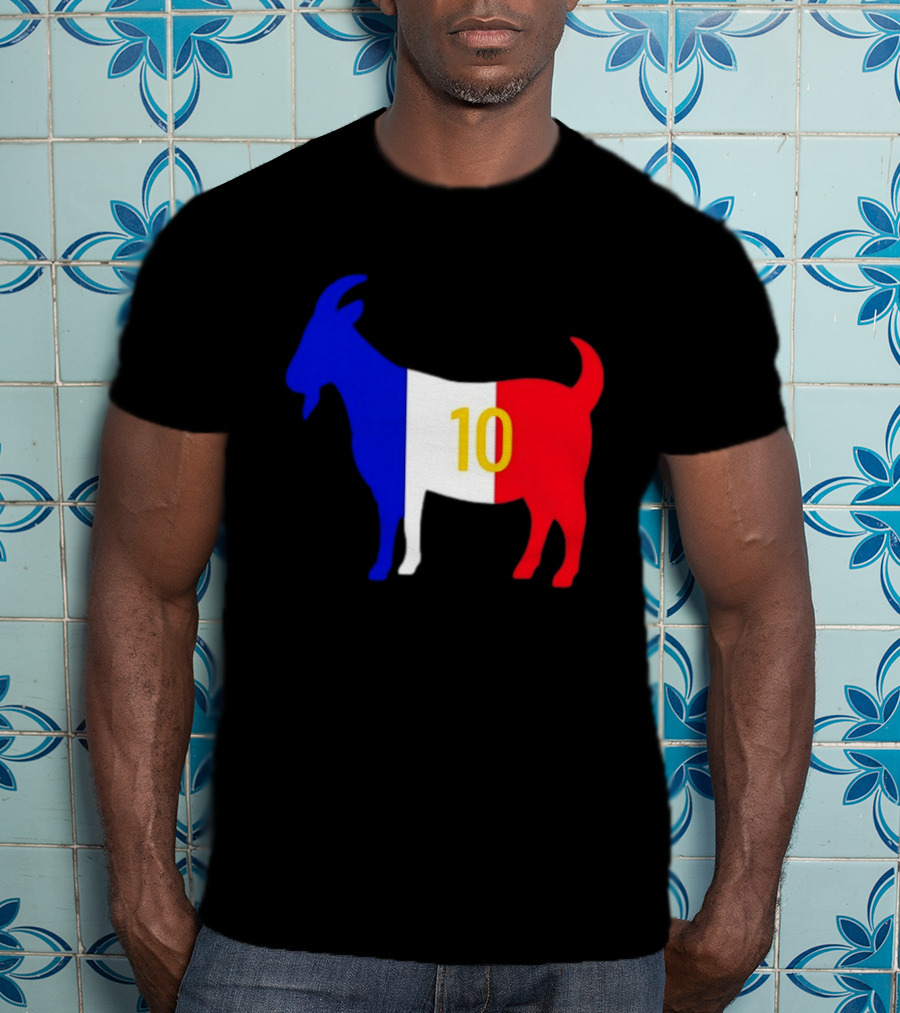 France Goat 10 Kylian Mbappe French Football Soccer Legend T-Shirt