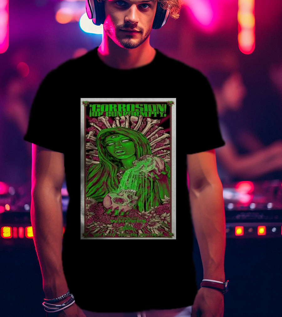 Corrosion Of Conformity Houston Witches July 6 2026 T-Shirt