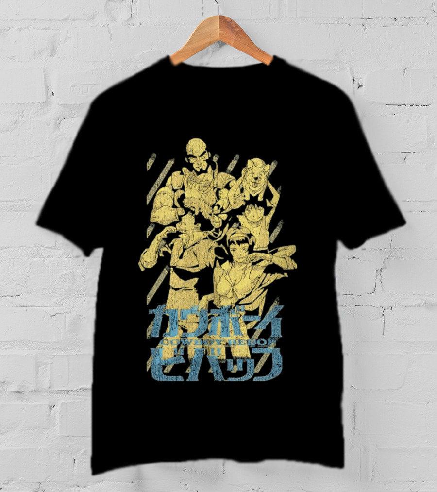 Cowboy Bebop Spike Spiegel Faye Valentine Crew T-Shirt