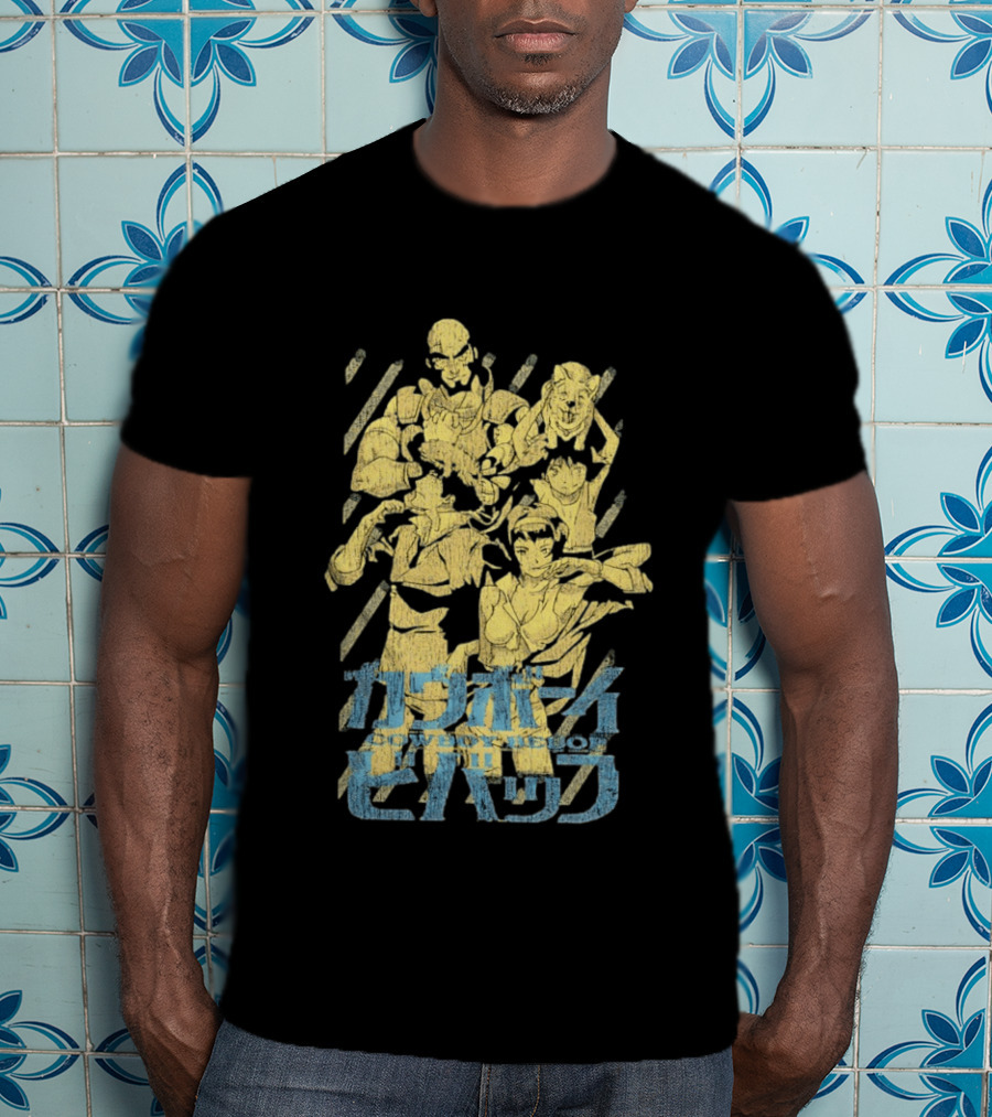 Cowboy Bebop Spike Spiegel Faye Valentine Crew T-Shirt