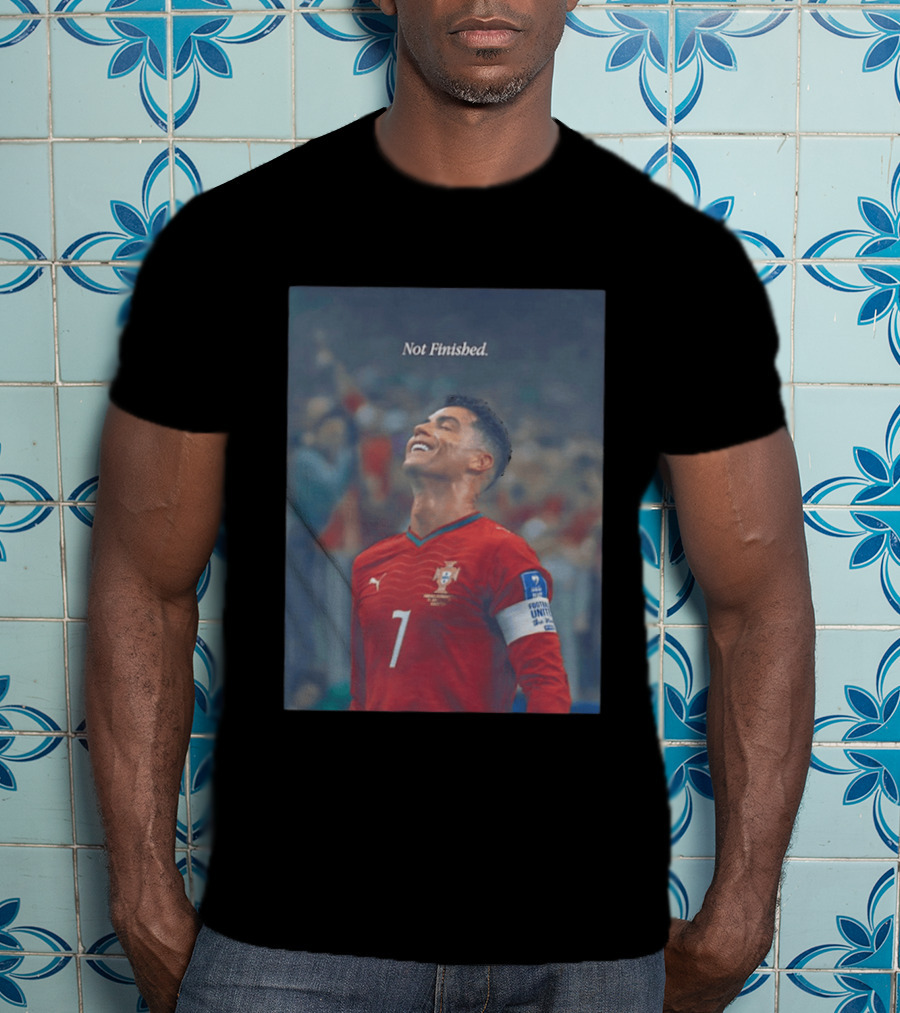 Cristiano Ronaldo Not Finished Portugal National Team Legendary Comeback Red Jersey Iconic Number 7 T-Shirt