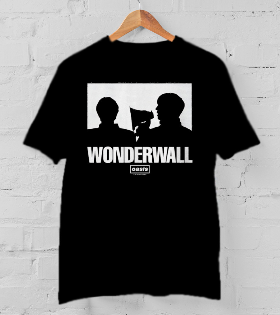 Wonderwall Oasis Liam Gallagher Noel Gallagher Music Band T-Shirt