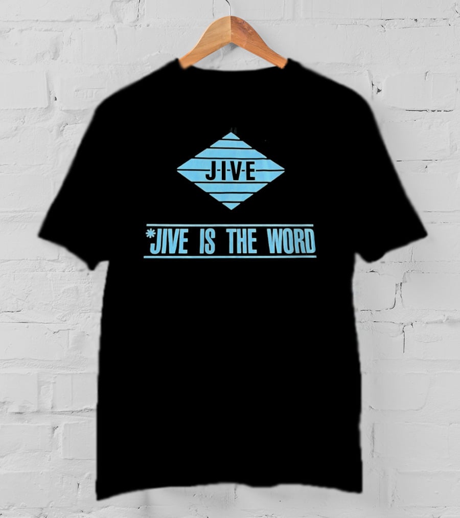 Jive Is The Word Diamond Shape Retro Music T-Shirt