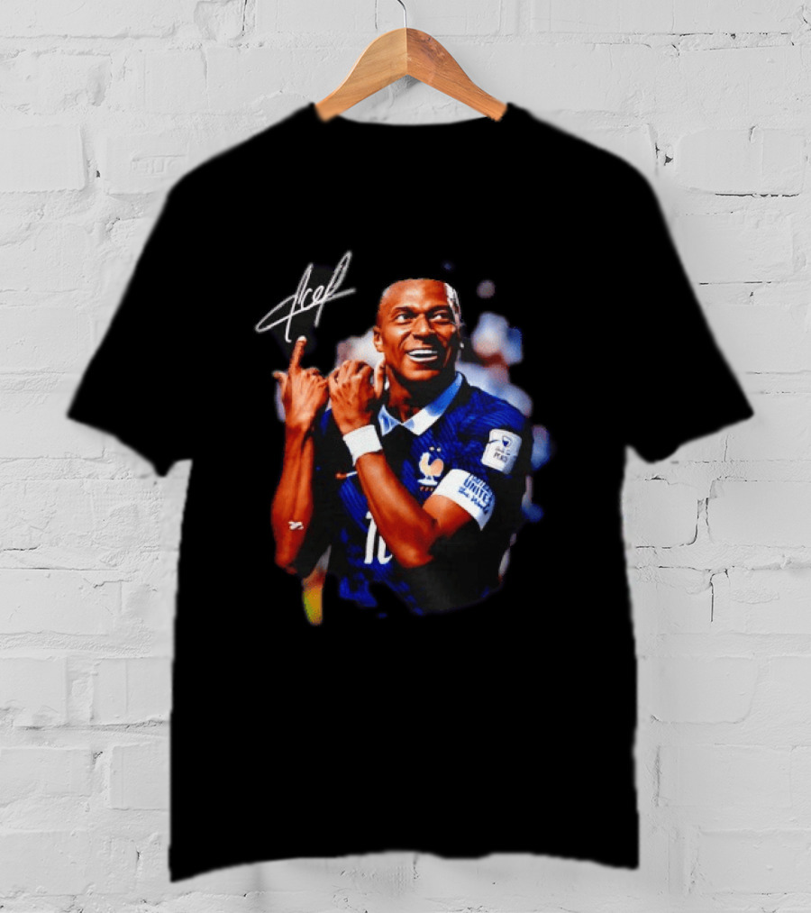 Kylian Mbappe 10 France National Football Team FIFA World Cup Celebration T-Shirt