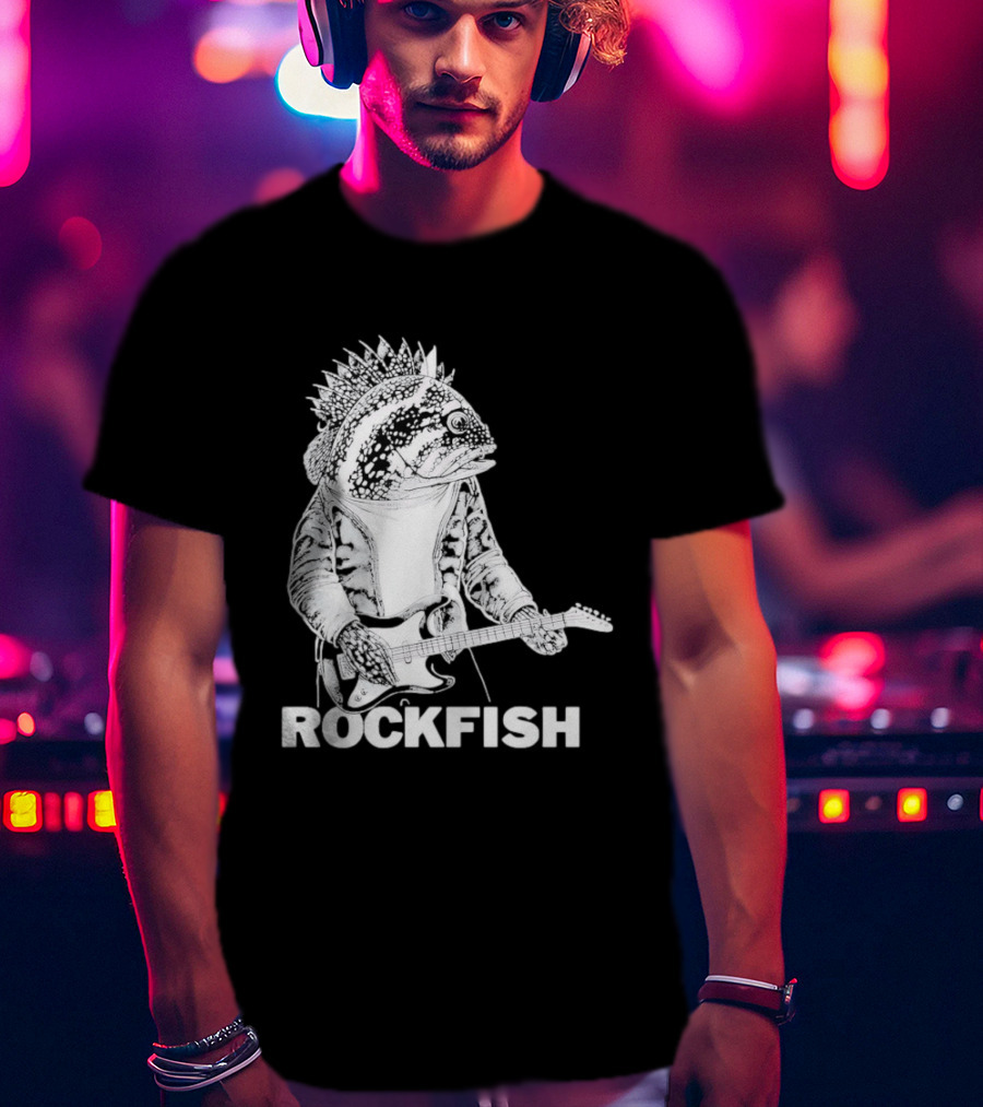 Rockfish Jacket Electric Guitar Performance T-Shirt