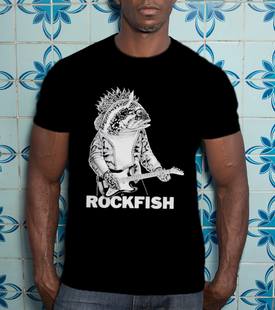 Rockfish Jacket Electric Guitar Performance T-Shirt