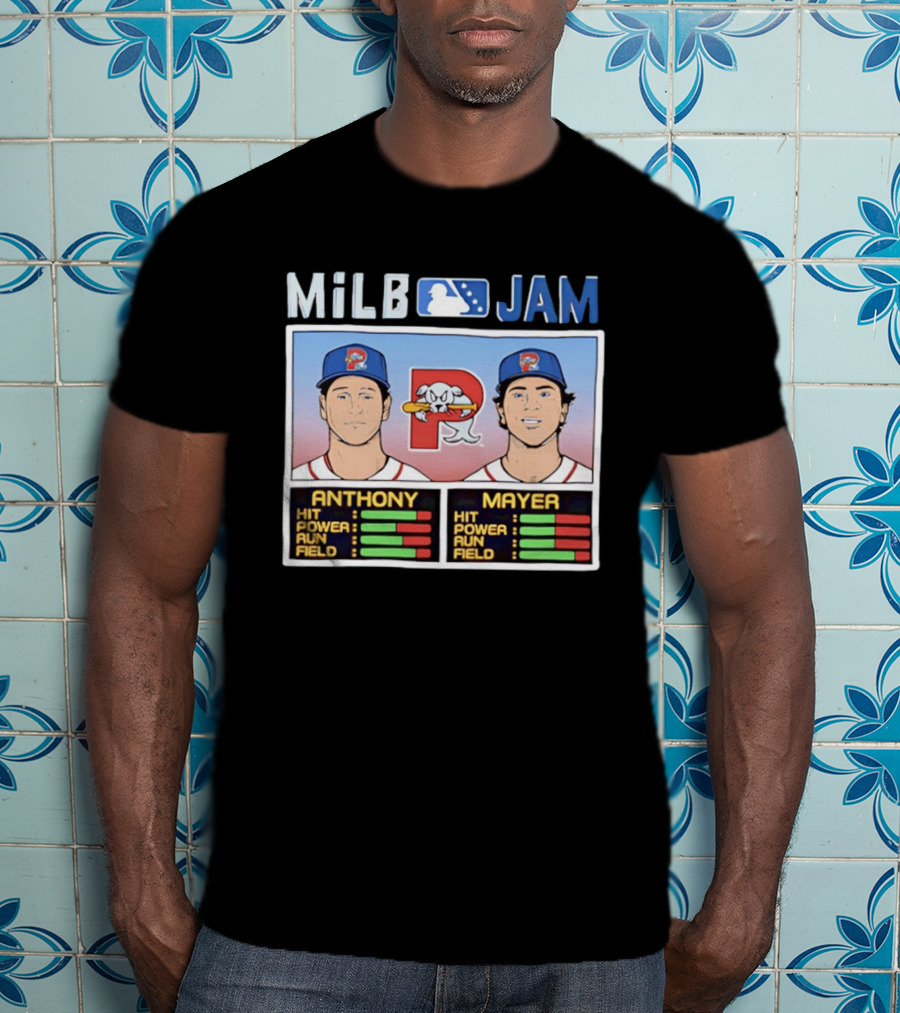 MiLB Jam Roman Anthony Marcelo Mayer Portland Sea Dogs T-Shirt