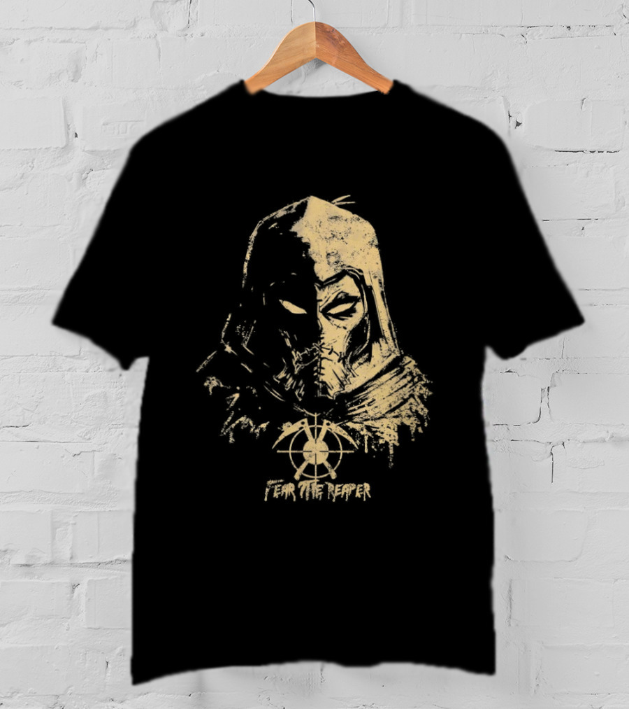 Scarecrow Batman Arkham Series Fear The Reaper Distressed T-Shirt