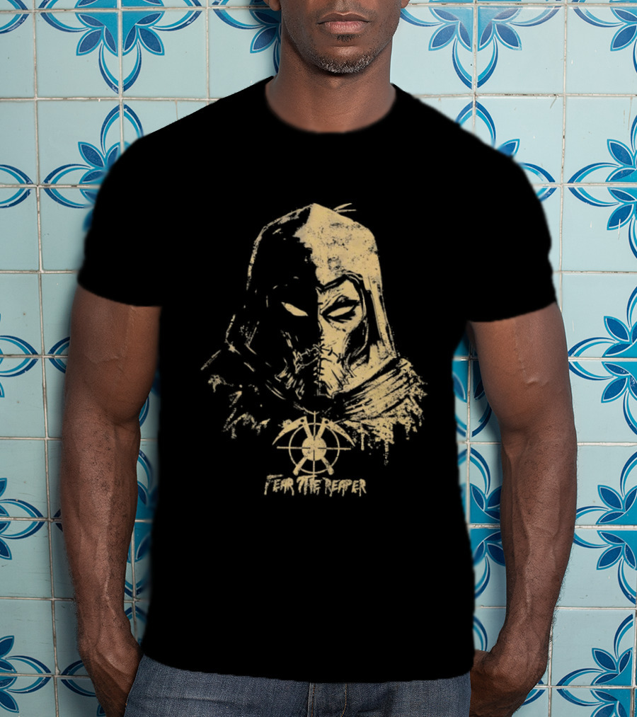 Scarecrow Batman Arkham Series Fear The Reaper Distressed T-Shirt