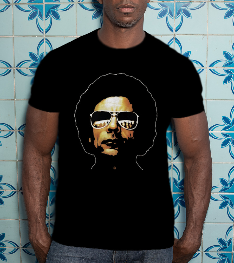 Muammar Gaddafi Afro Sunglasses T-Shirt