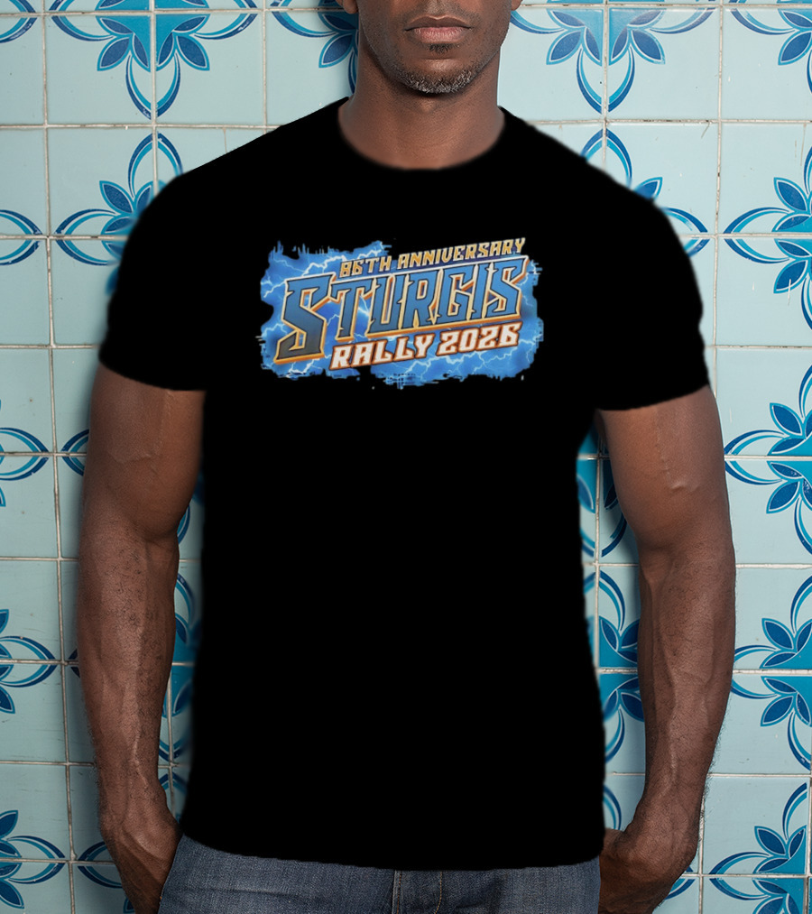86th Anniversary Sturgis Rally 2026 Lightning T-Shirt
