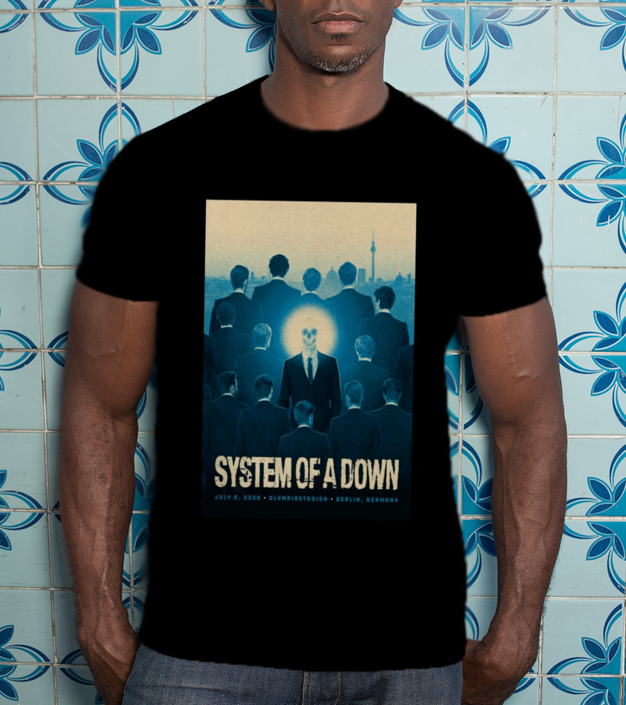 System Of A Down July 8 2026 Olympiastadion Berlin Germany T-Shirt