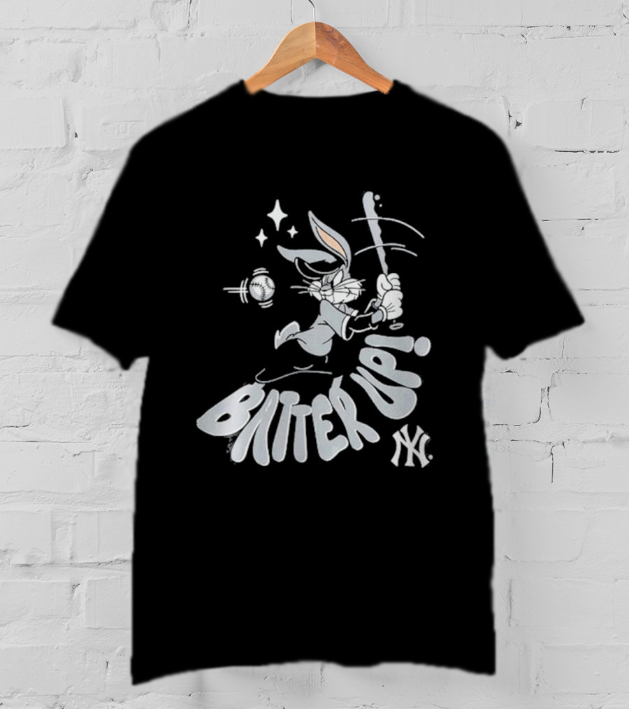 New York Yankees X Looney Tunes Batter Up Bugs Bunny 2026 T-Shirt