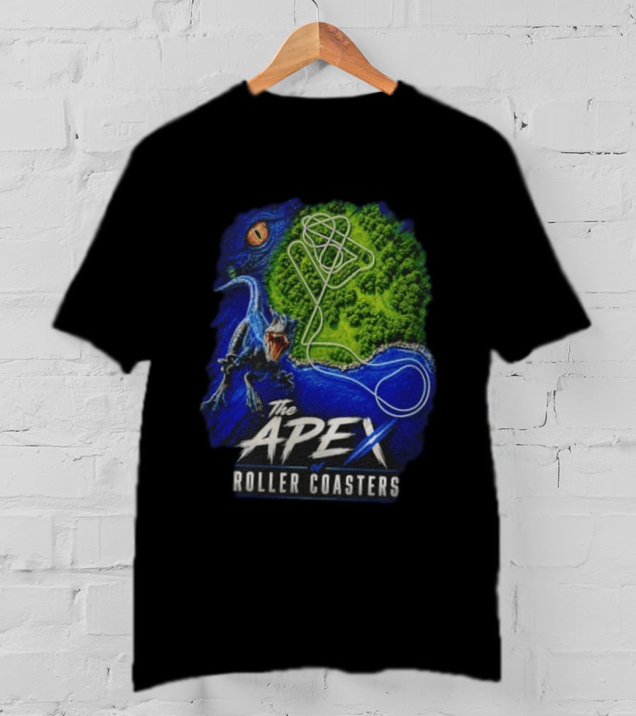 The Apex Of Roller S Raptor Dinosaur Adventure T-Shirt