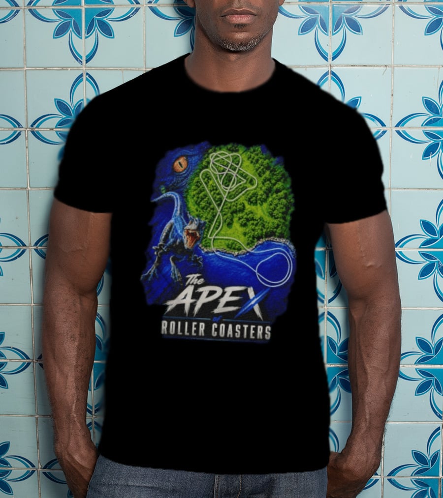 The Apex Of Roller S Raptor Dinosaur Adventure T-Shirt