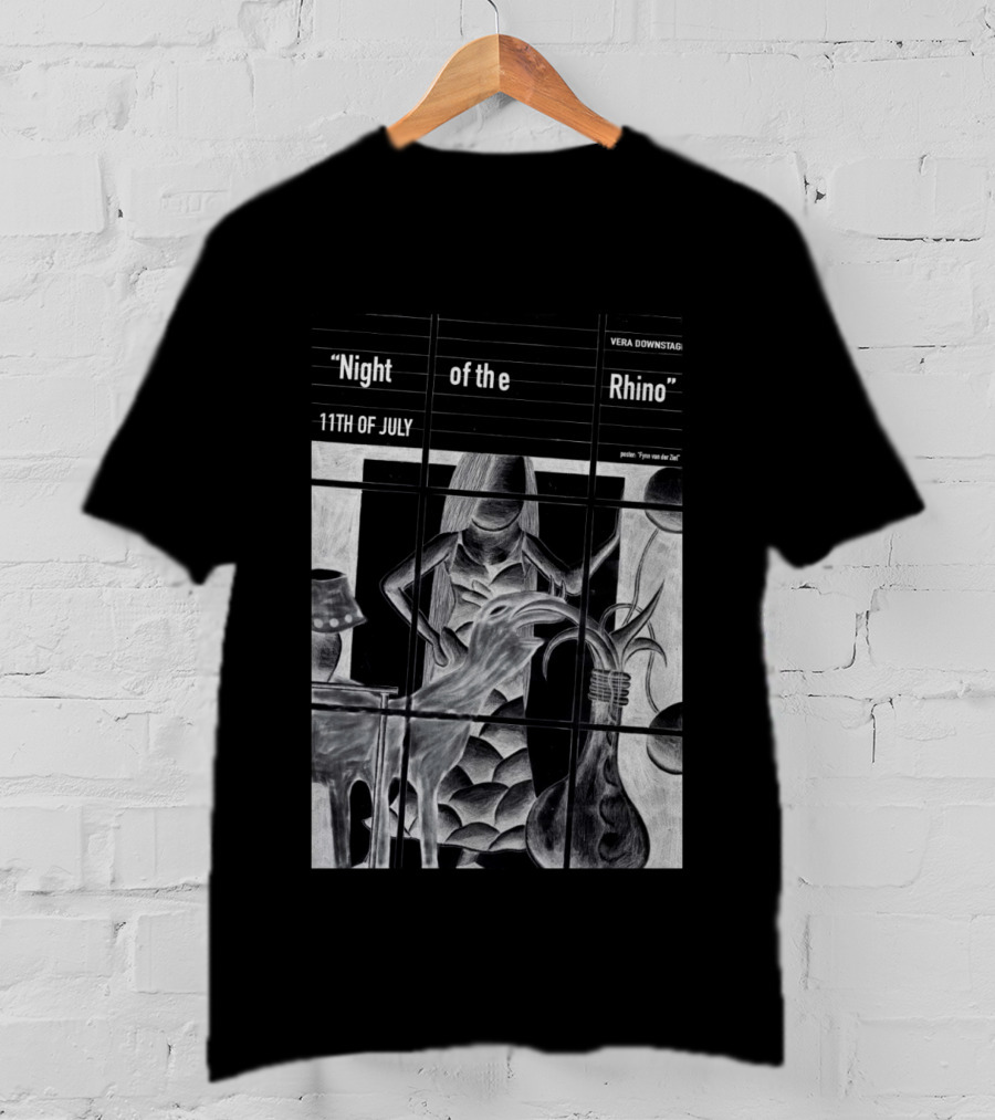 Night Of The Rhino 11th Of July Vera Downstage Groningen Netherlands Fynn Van Der Ziel T-Shirt