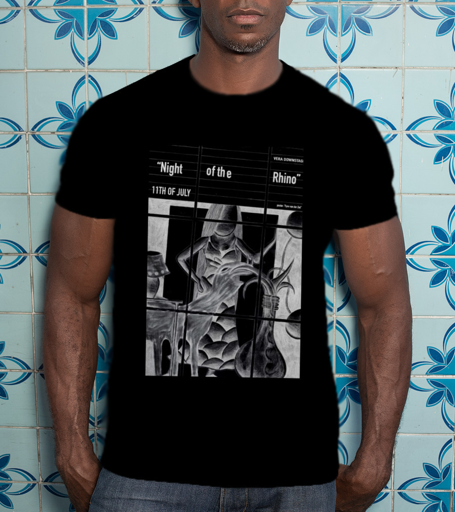 Night Of The Rhino 11th Of July Vera Downstage Groningen Netherlands Fynn Van Der Ziel T-Shirt