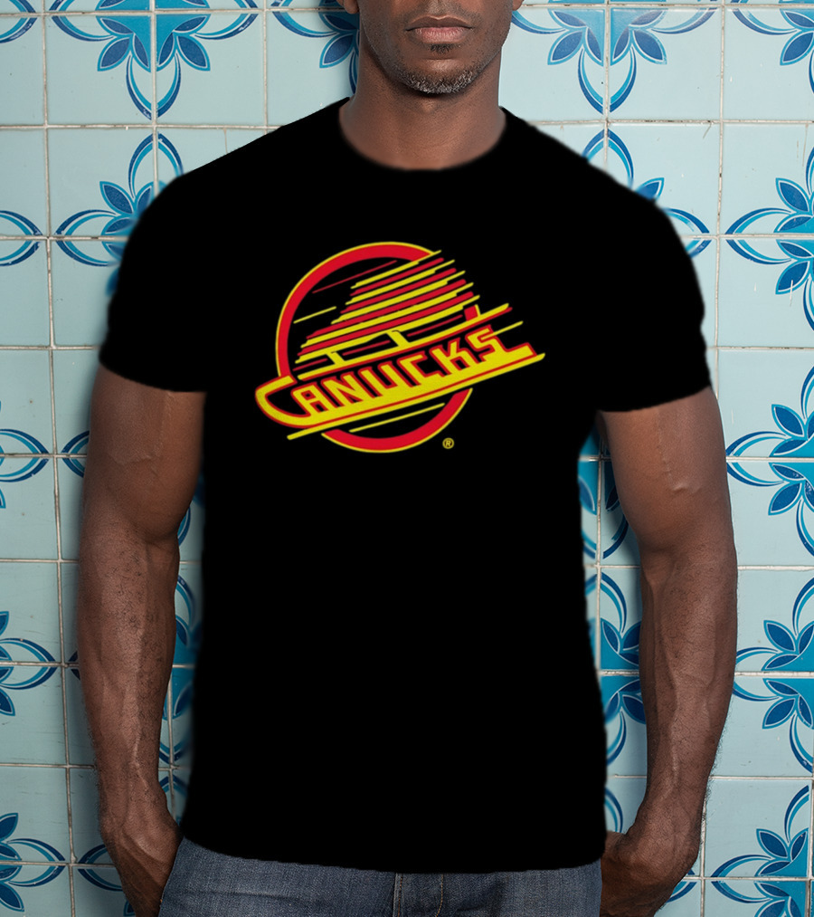 Vancouver Canucks Skate Logo NHL Hockey T-Shirt