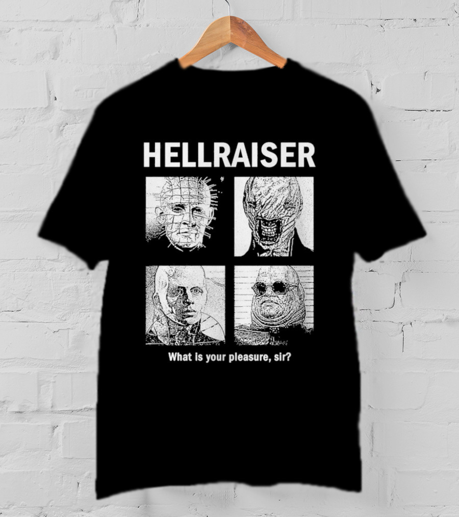 Hellraiser What Is Your Pleasure Sir Iconic Characters Montage T-Shirt