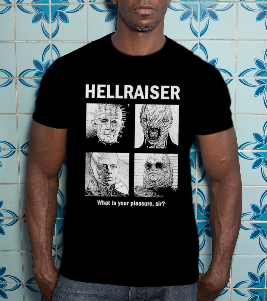 Hellraiser What Is Your Pleasure Sir Iconic Characters Montage T-Shirt