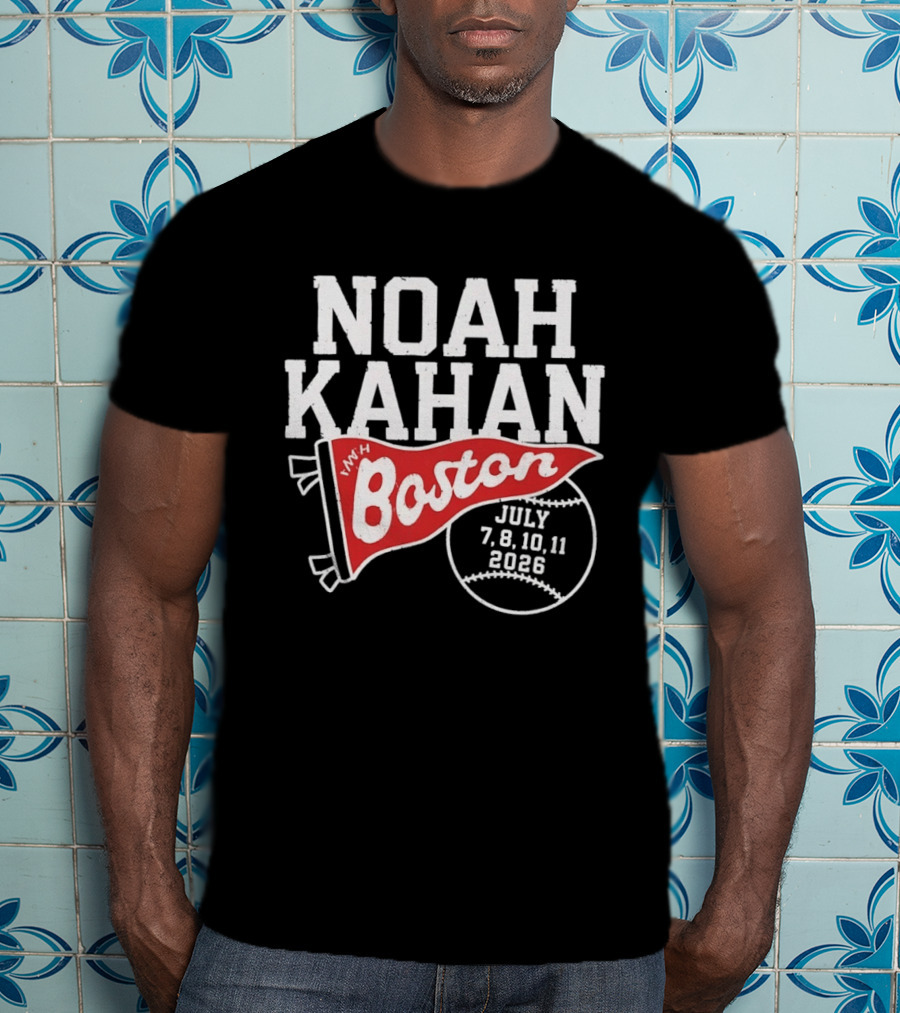 Noah Kahan Boston Fenway Park July 2026 T-Shirt