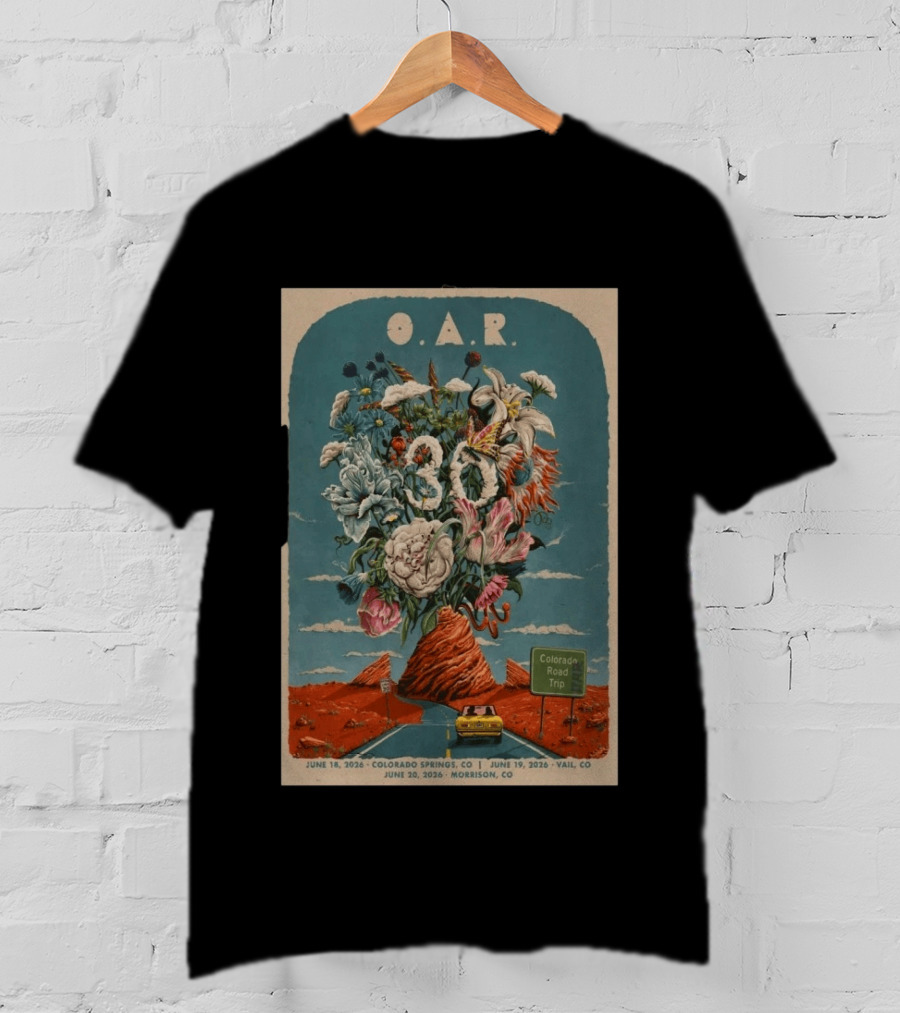 O.A.R. Colorado Road Trip Tour Morrison June 20 2026 T-Shirt
