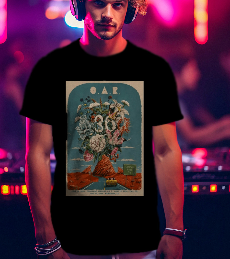 O.A.R. Colorado Road Trip Tour Morrison June 20 2026 T-Shirt