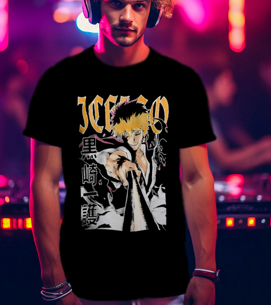 Ichigo Kurosaki Bleach Anime Bootleg Manga T-Shirt